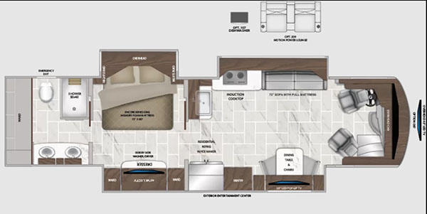 american Tradition 37S  Class A Motorhome