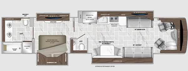 american Tradition 42V  Class A Motorhome