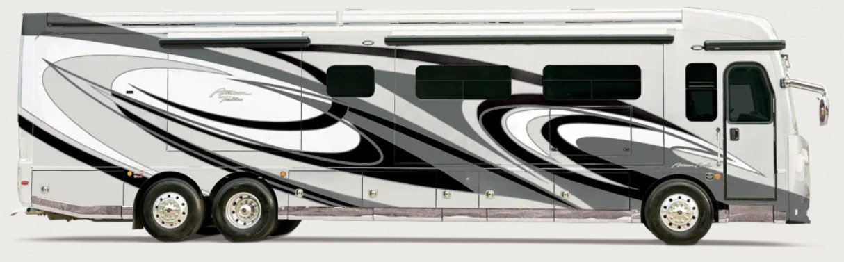 American Tradition Hatteras Gray Class A Motorcoach