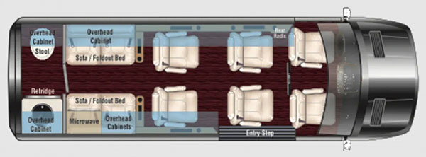 American Coach Patriot Cruiser D6 Class B Motorhome
